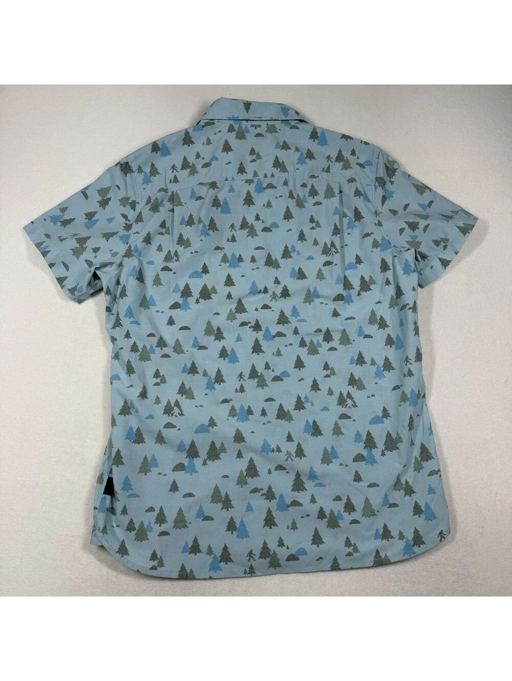 The North Face Pursuit Short Sleeve Button Up Tree Mountain Shirt Size Large NWT